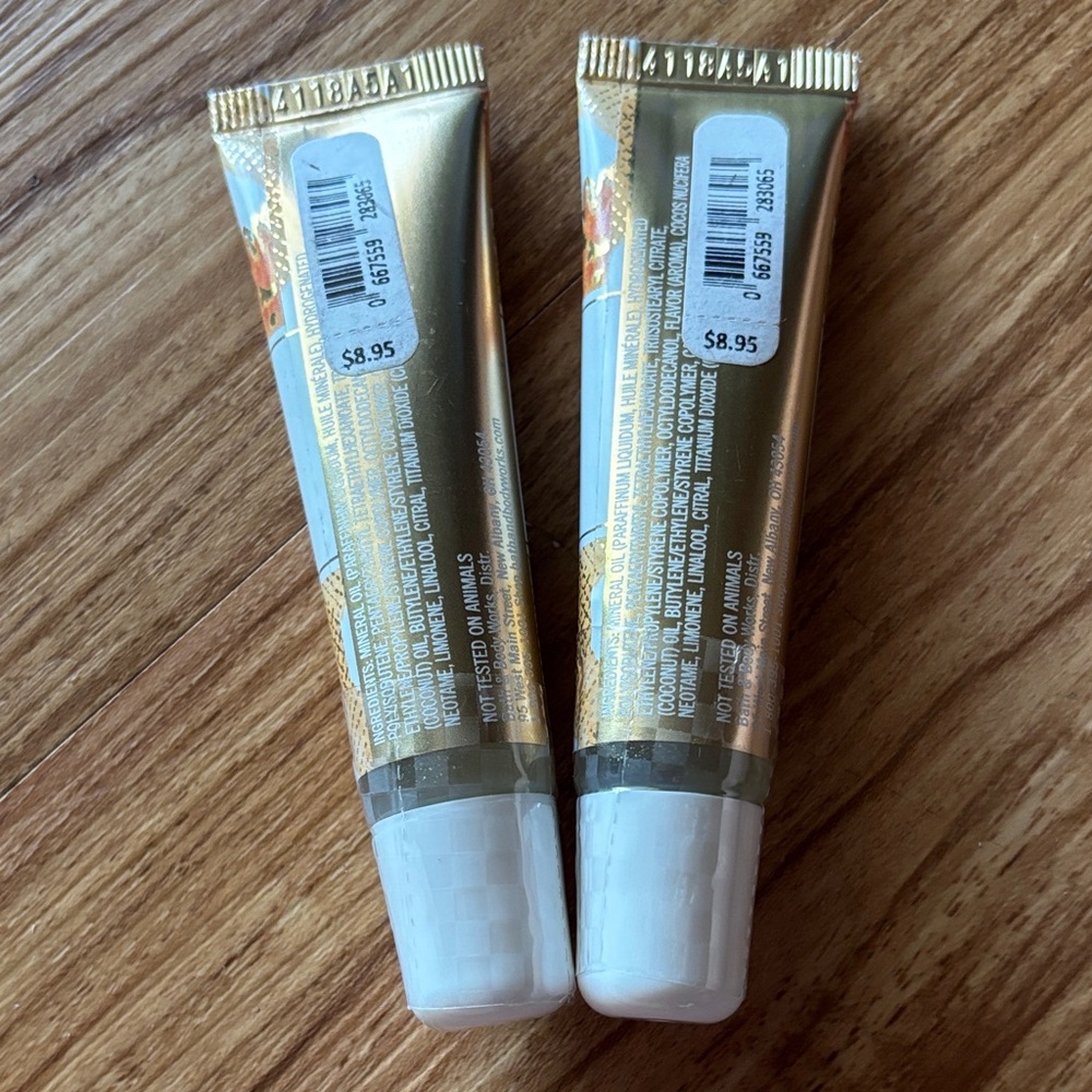 Bath & Body Works Gingham Glow Lip Gloss Set of 2 (NWT) - Picture 3 of 4